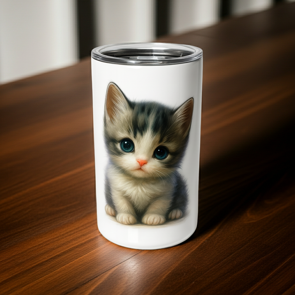 12 oz Insulated Stainless Steel Tumbler – Personalized Travel Mug – Custom Cup Gift