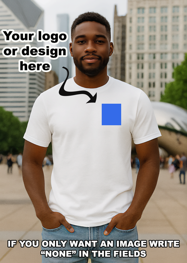 Customizable Men’s T-Shirt – Personalized Cotton Blend Tee – Soft Modern Fit