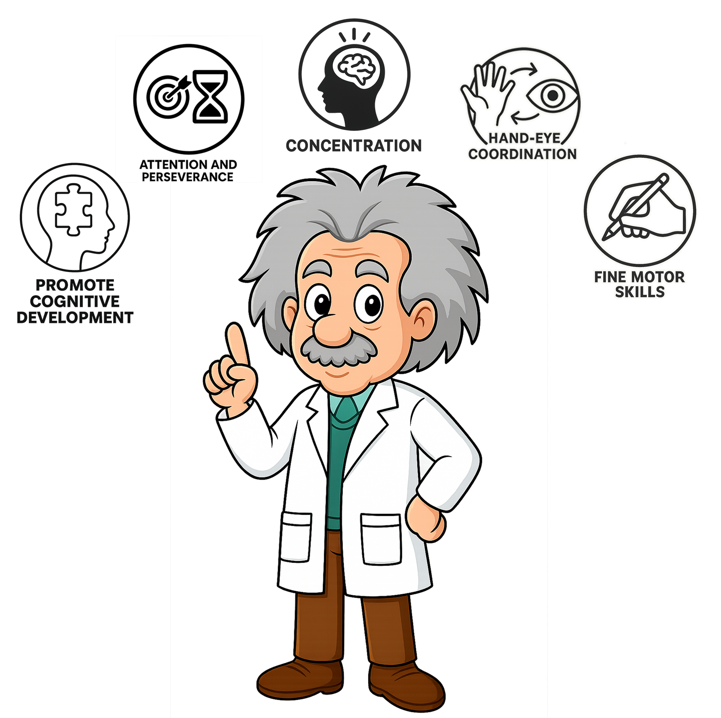 Set of 4 Jigsaw Puzzles for Kids (40 Pieces Each) – Educational Biblical Puzzle Gift – [Bible Story/Character] – Tanakh / Old Testament Theme