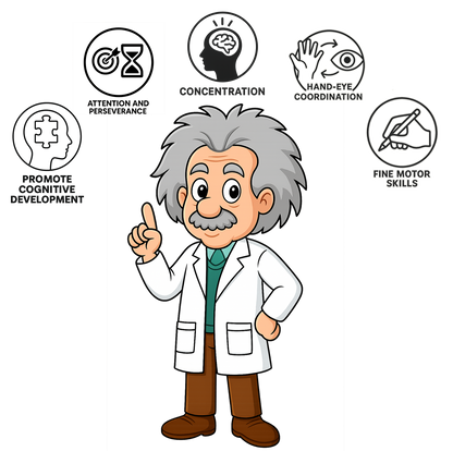 Set of 4 Jigsaw Puzzles for Kids (40 Pieces Each) – Educational Biblical Puzzle Gift – [Bible Story/Character] – Tanakh / Old Testament Theme