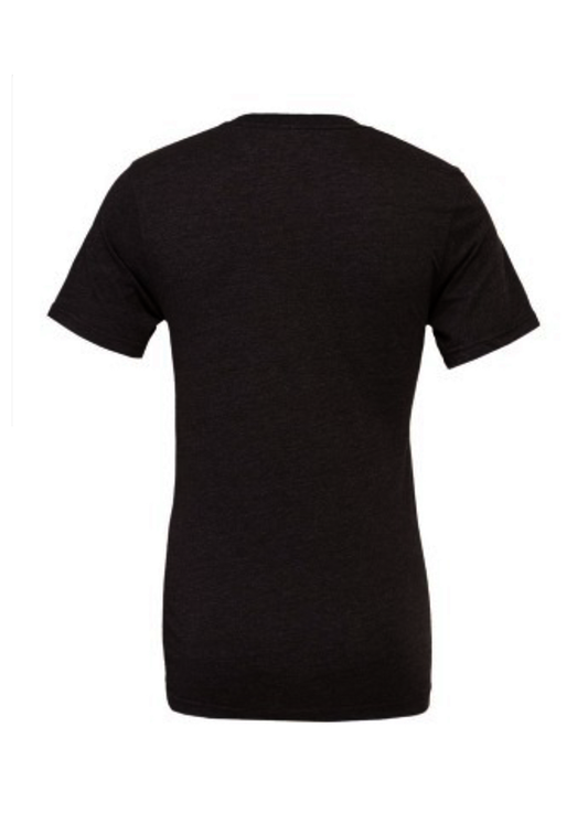 Black T-Shirt – Plain Unisex Cotton Blend Tee – Soft Modern Fit Short Sleeve Shirt