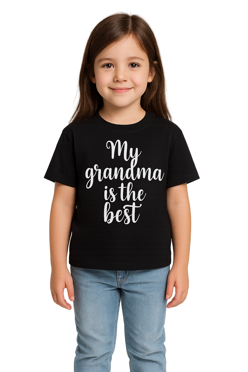My Grandma Is the Best” T-Shirt – Cute Gift for Grandma – Soft Cotton Blend Tee