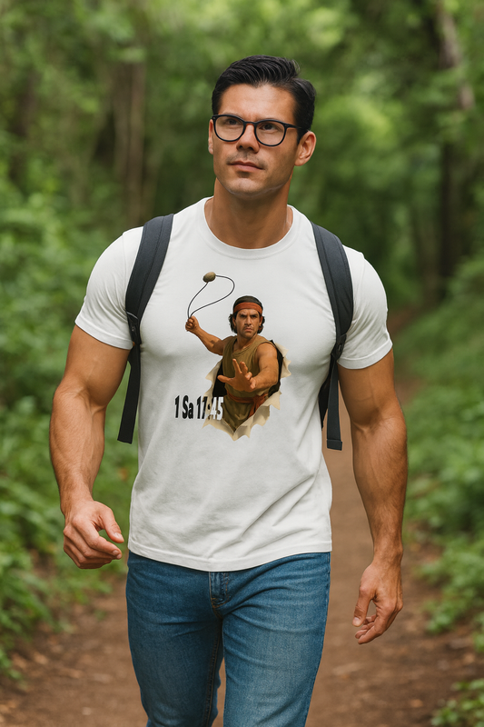 White T-Shirt – Plain Unisex Cotton Blend Tee – Soft Modern Fit Short Sleeve Shirt