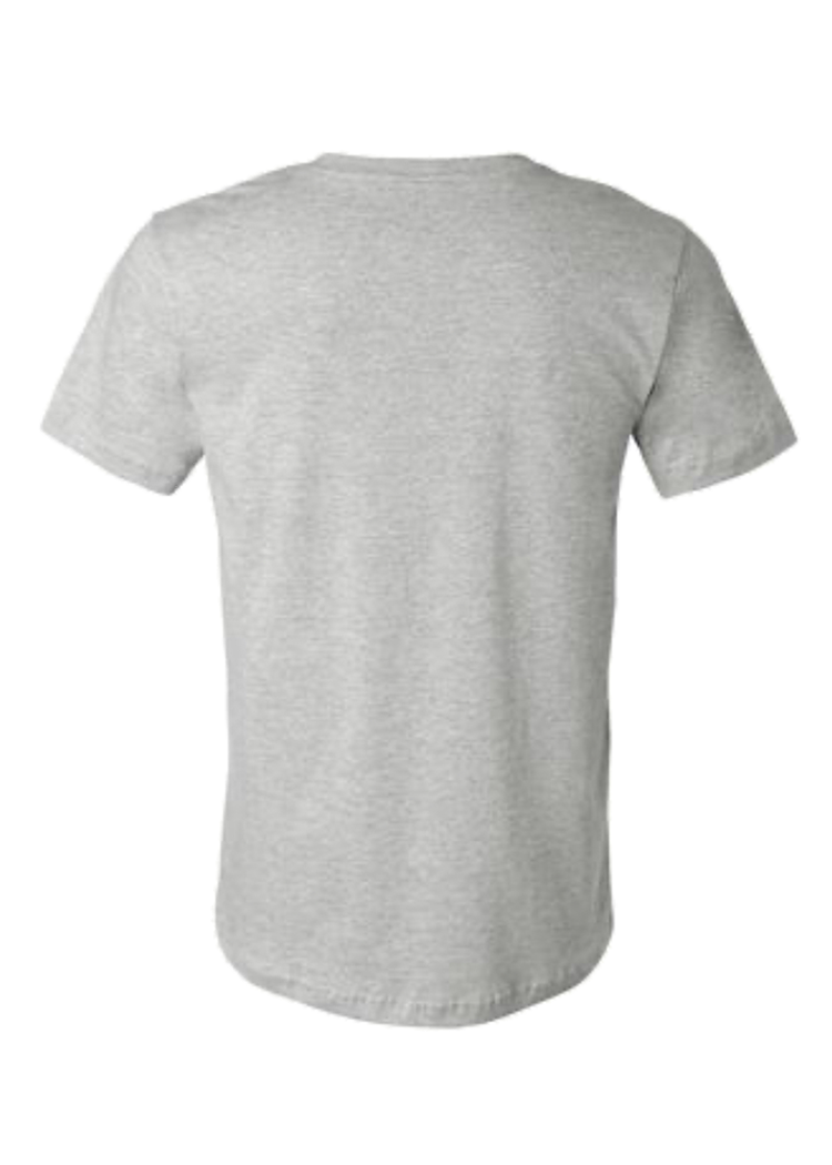 Gray T-Shirt – Plain Unisex Cotton Blend Tee – Soft Modern Fit Short Sleeve Shirt