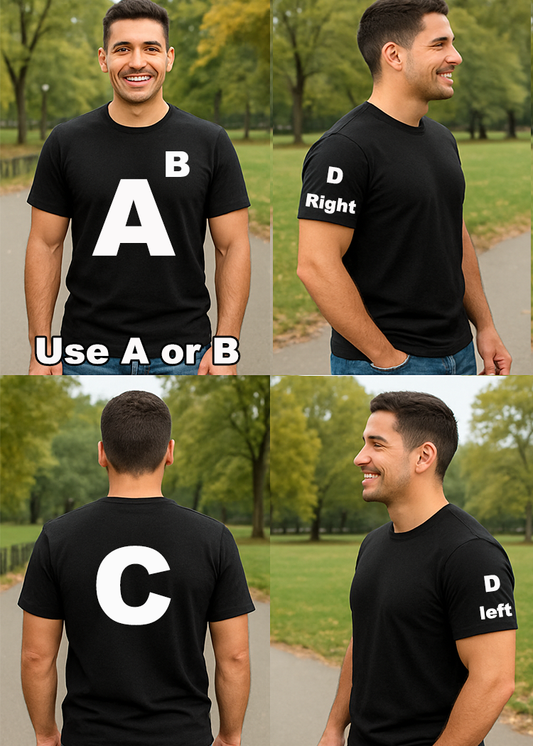 Customizable Men’s T-Shirt – Personalized Cotton Blend Tee – Soft Modern Fit