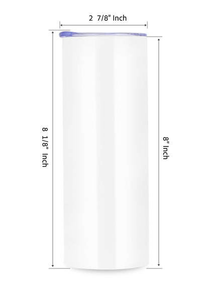 20 oz Insulated Stainless Steel Tumbler – Personalized Travel Mug – Custom Cup Gift