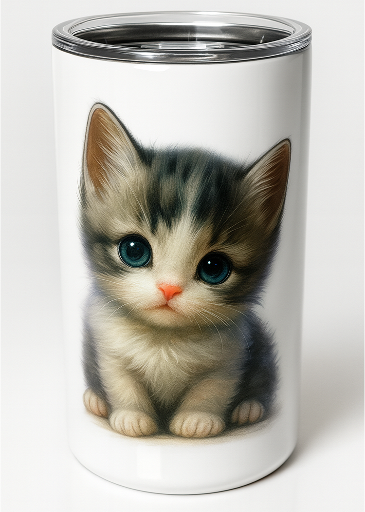 12 oz Insulated Stainless Steel Tumbler – Personalized Travel Mug – Custom Cup Gift