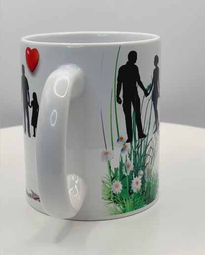 Personalized Mug 15 oz – Custom Ceramic Coffee Cup – Add Your Name or Message